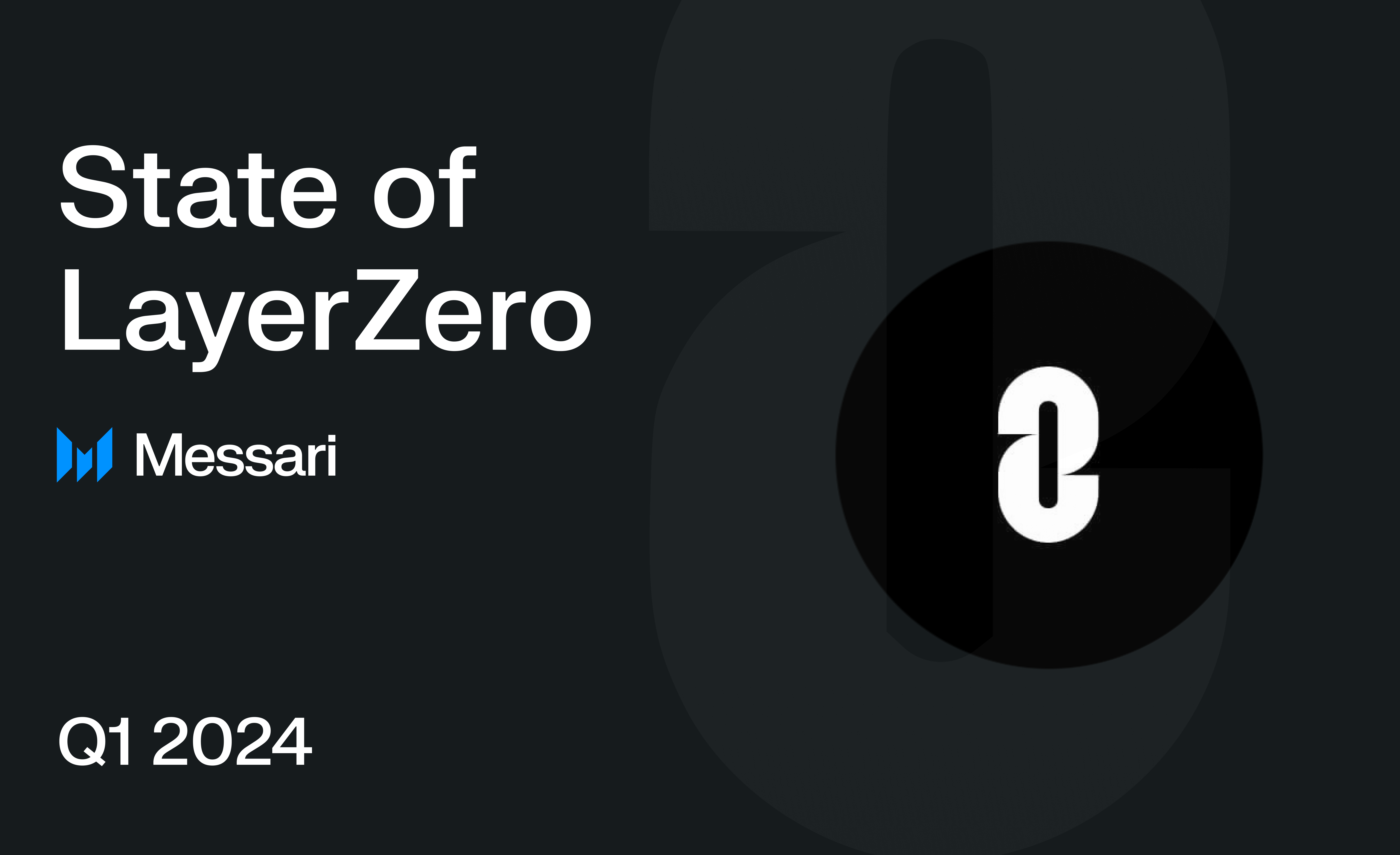 State of LayerZero Q1 2024 Messari