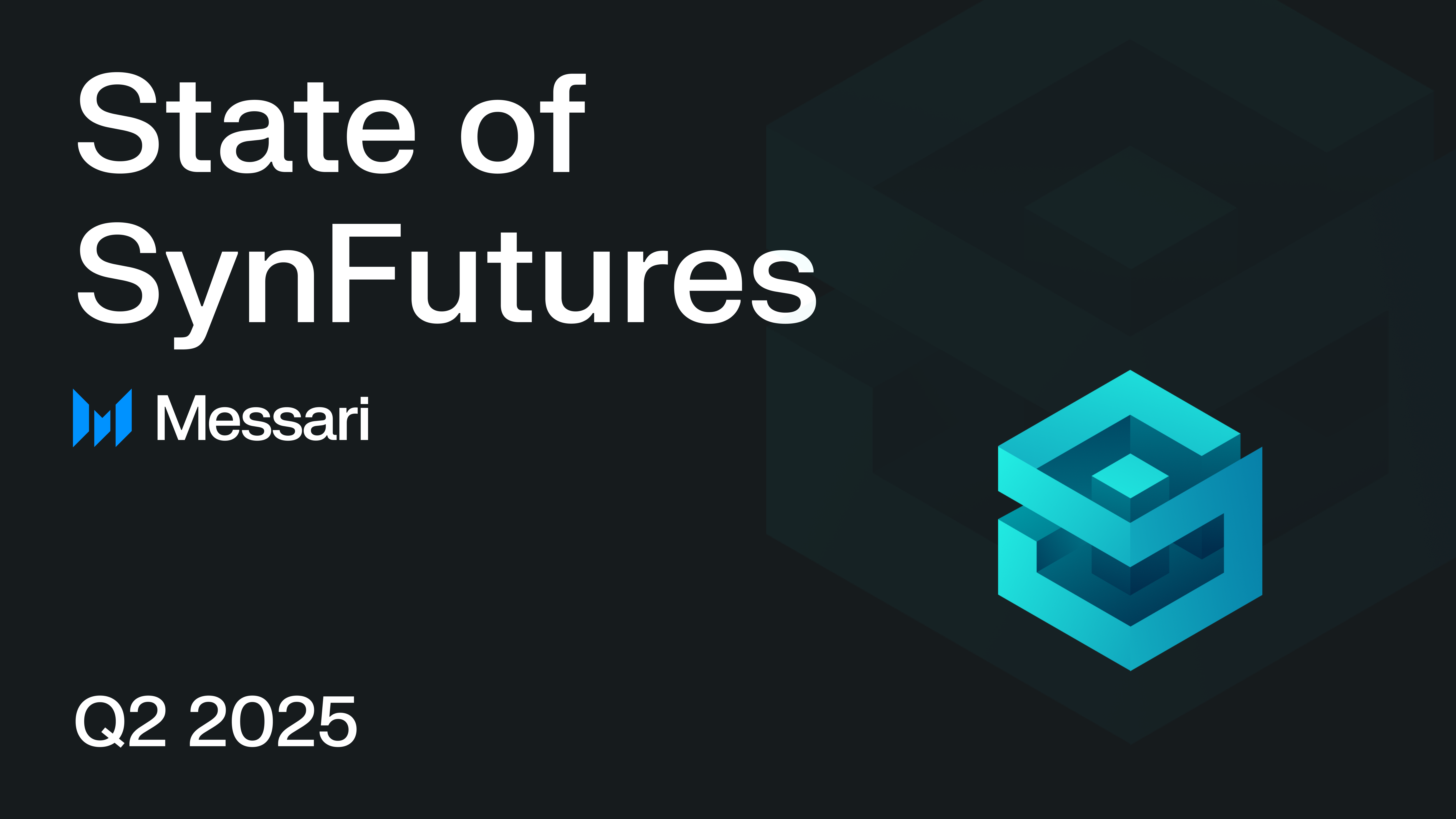 SynFutures Q2 2025 hits B volume with ETH and SOL leading SynFutures Q2 2025 hits B volume with ETH and SOL leading
