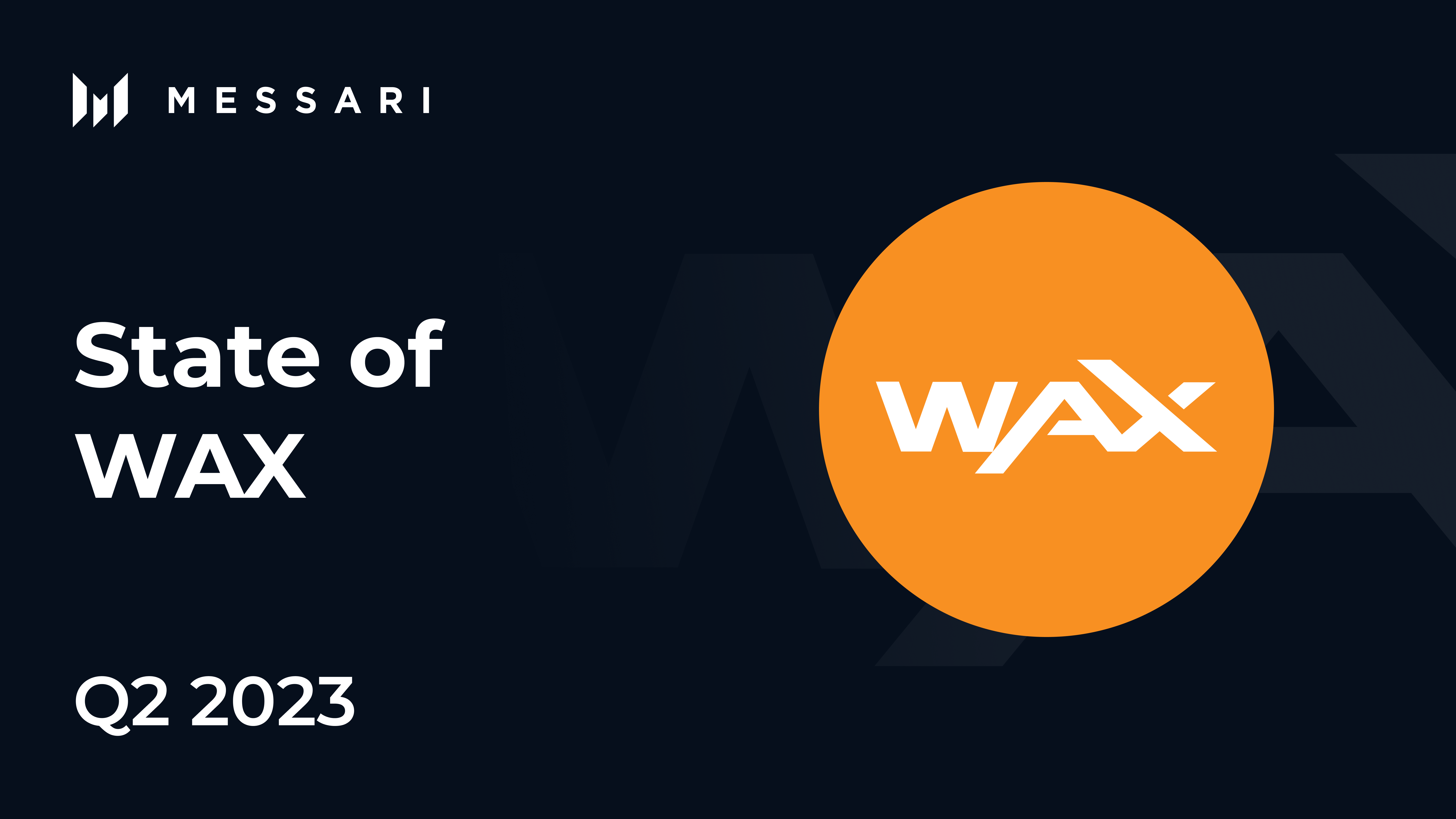WAX Price, WAXP to USD, Research, News & Fundraising | Messari