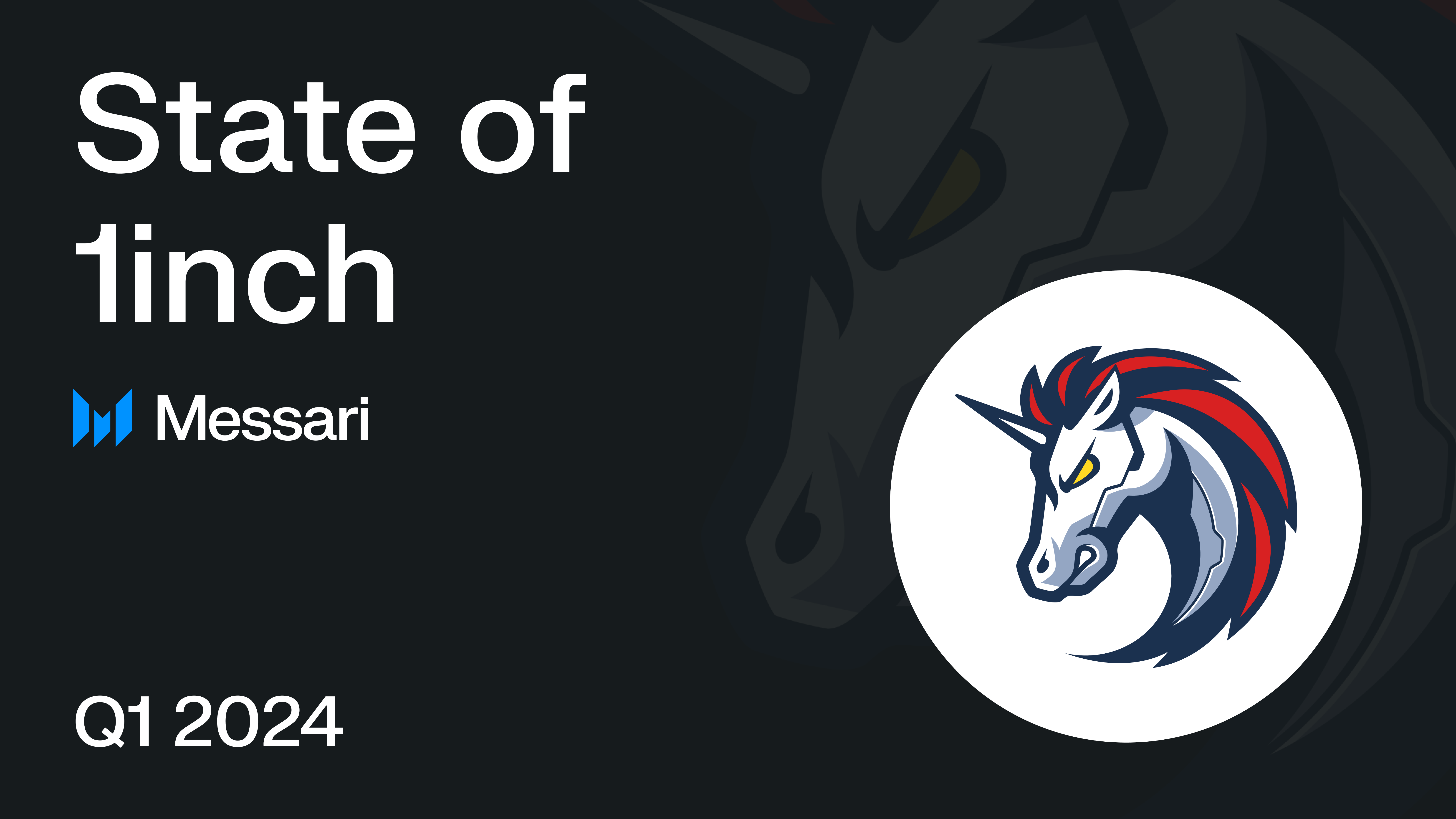 State of 1inch Q1 2024 | Messari