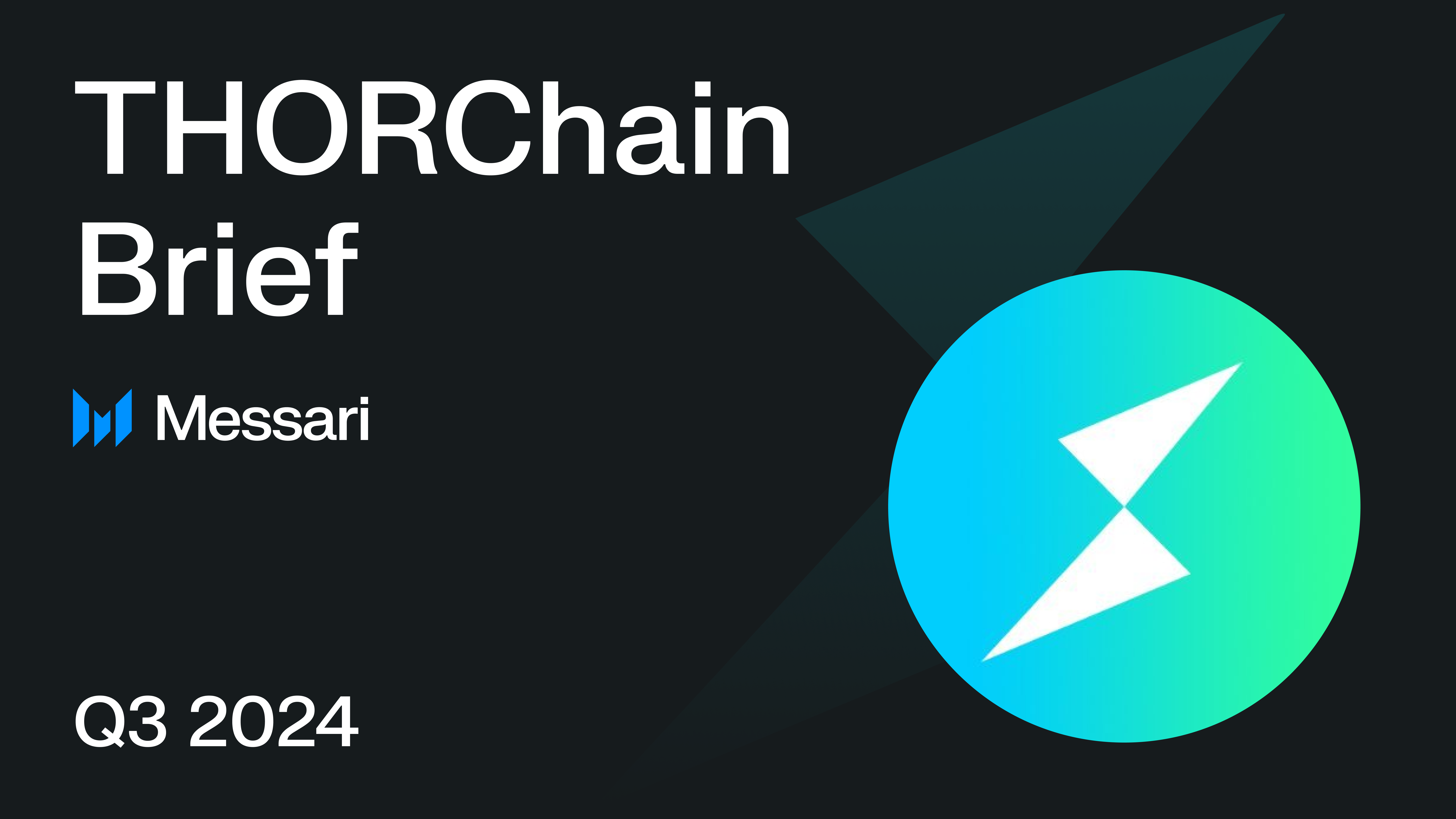 THORChain Price, RUNE to USD, Research, News & Fundraising | Messari