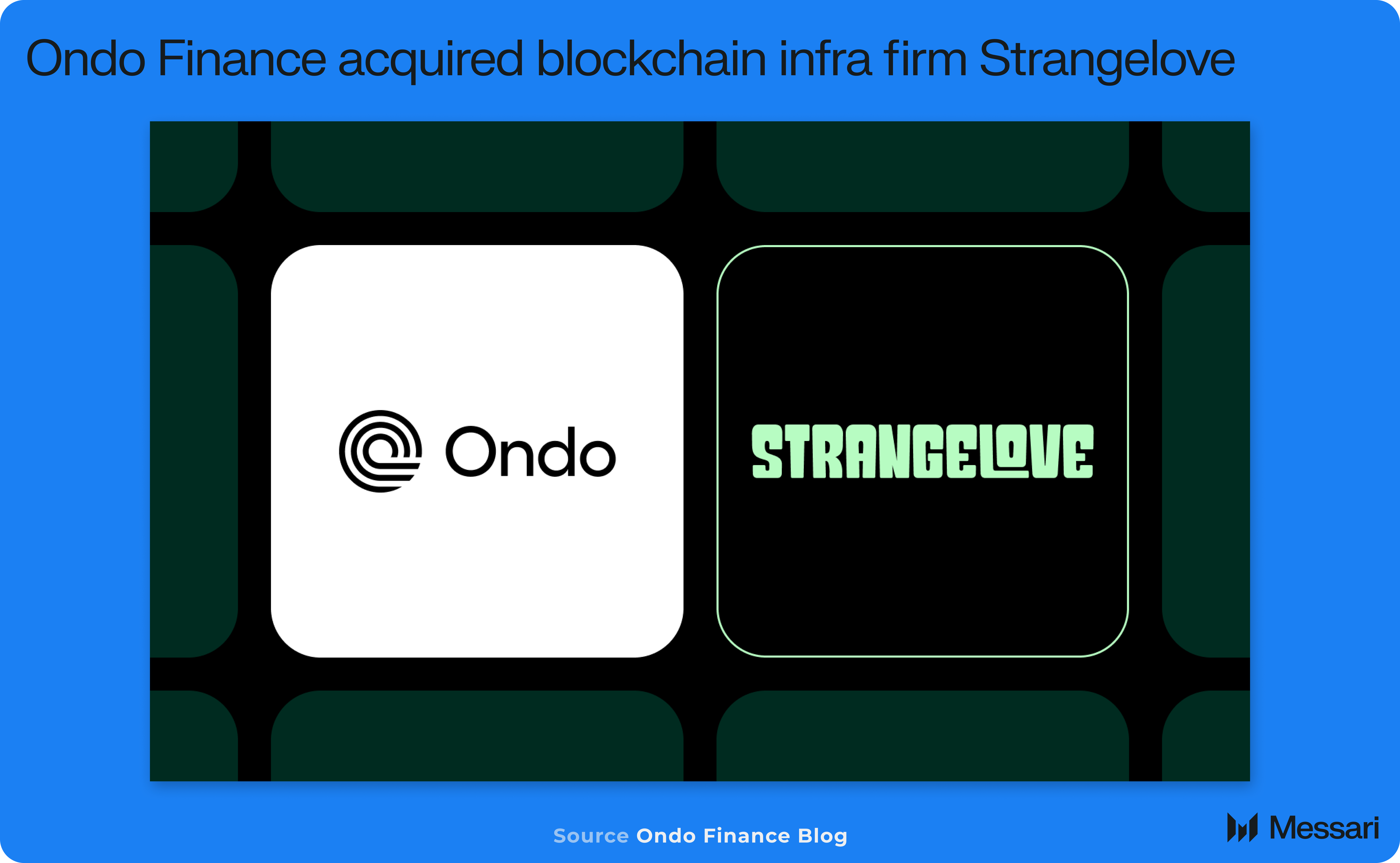 Crypto Venture Weekly: July 14-18, 2025 | Messari