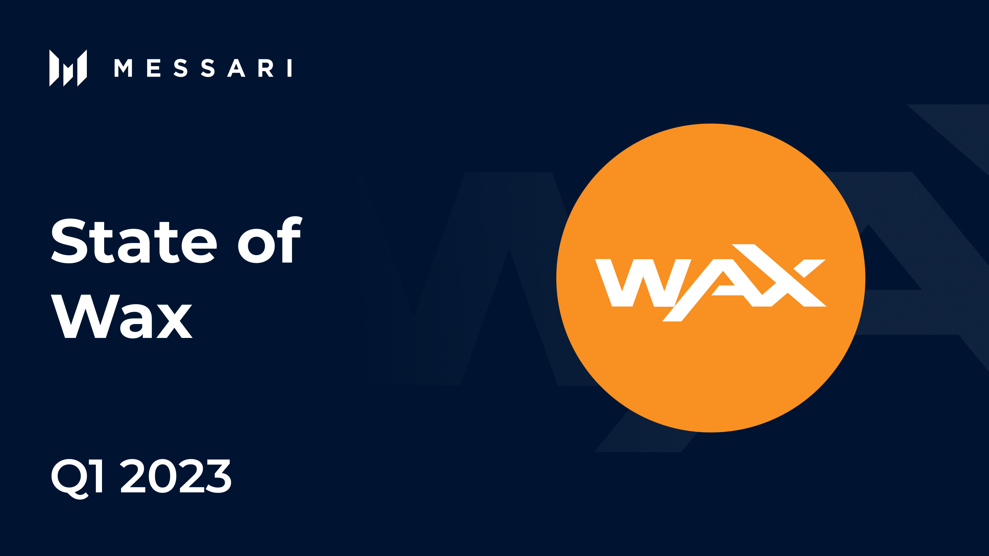 WAX Price, WAXP to USD, Research, News & Fundraising | Messari