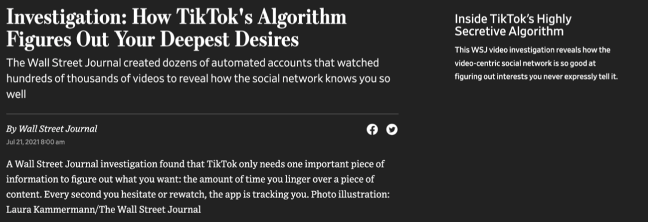 Investigation: How TikTok's Algorithm Figures Out Your Deepest Desires