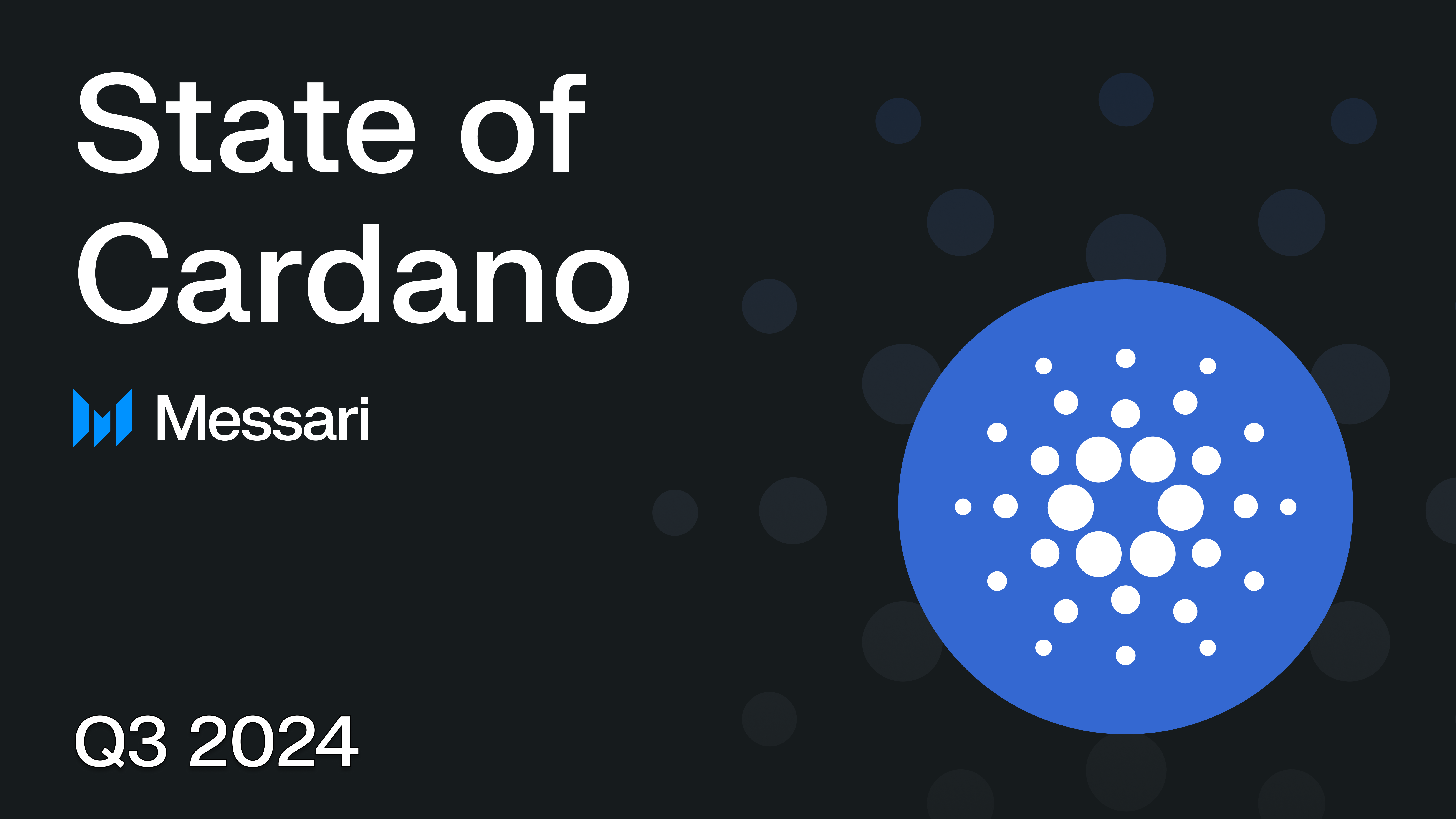 Cardano Price, ADA to USD, Research, News & Fundraising | Messari
