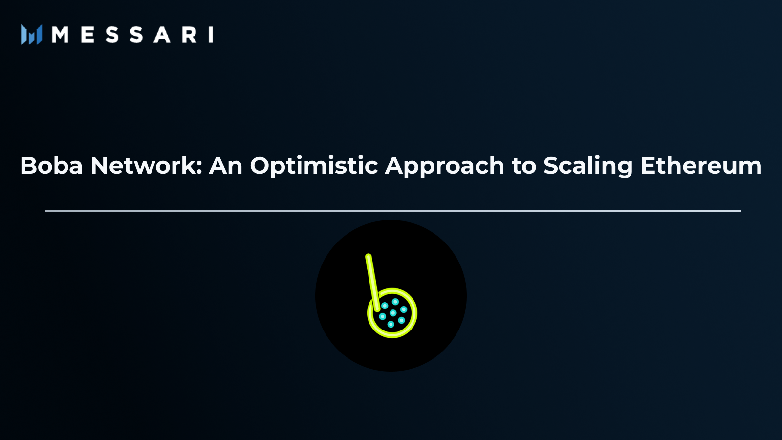Boba Network: An Optimistic Approach to Ethereum Scaling | Messari