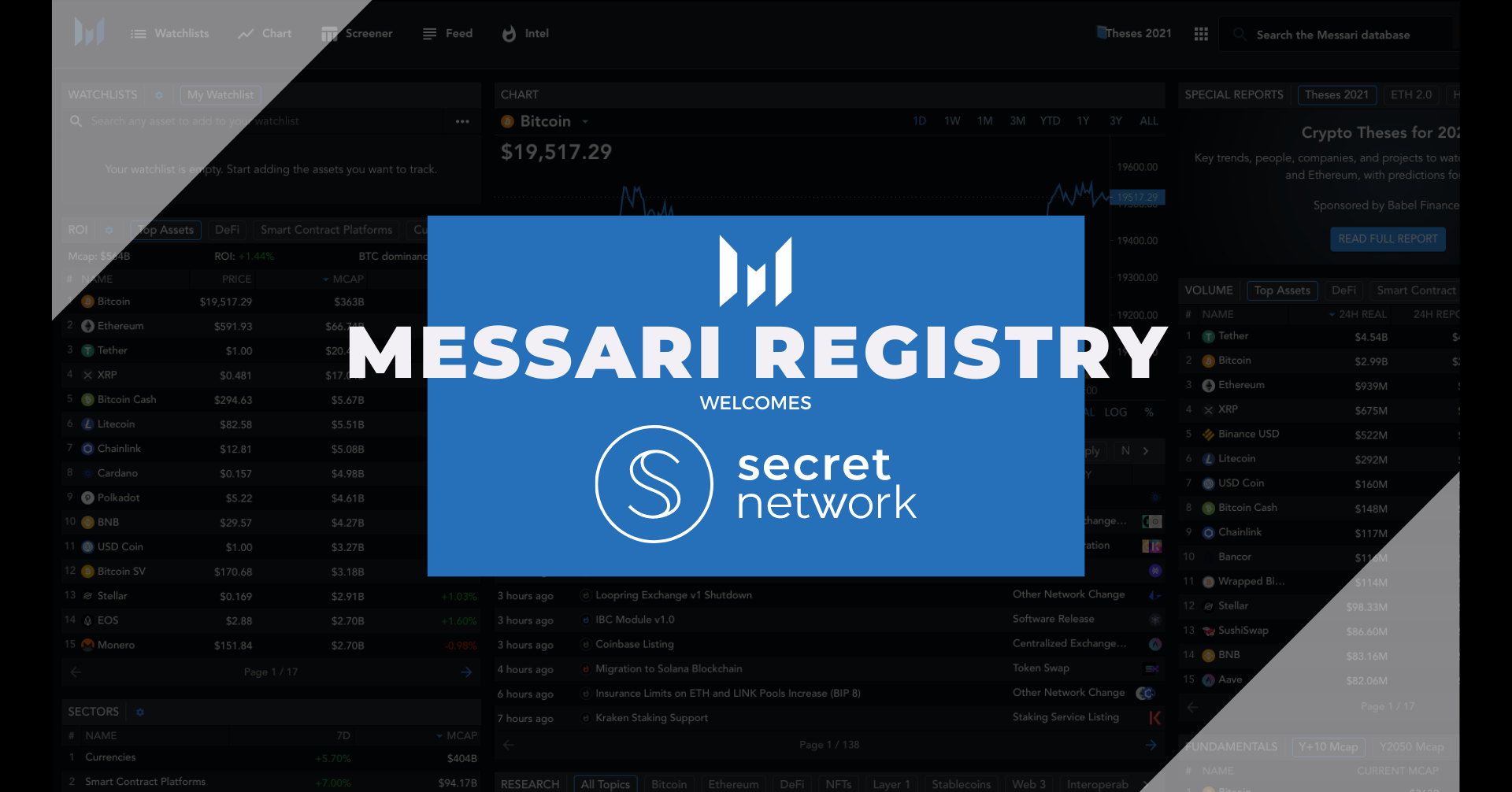 Secret Network Price, SCRT to USD, Research, News & Fundraising | Messari