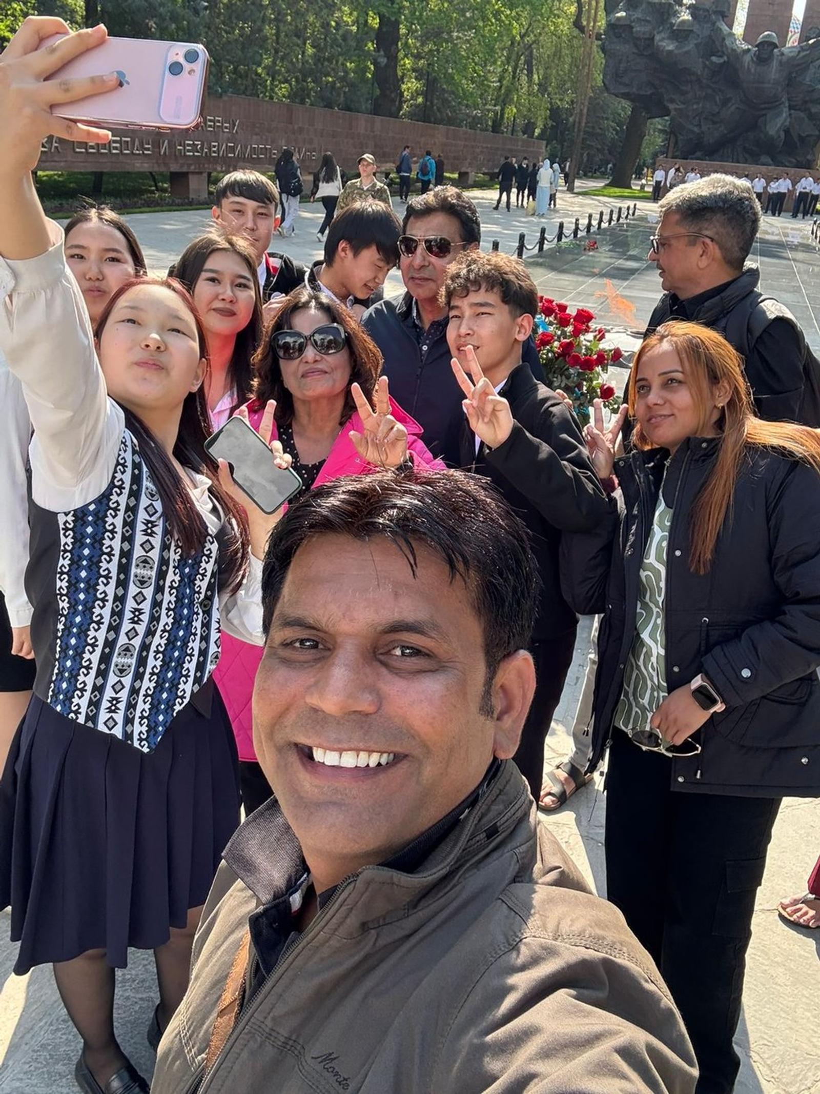 My Trip World travellers in Batu Caves, Malaysia