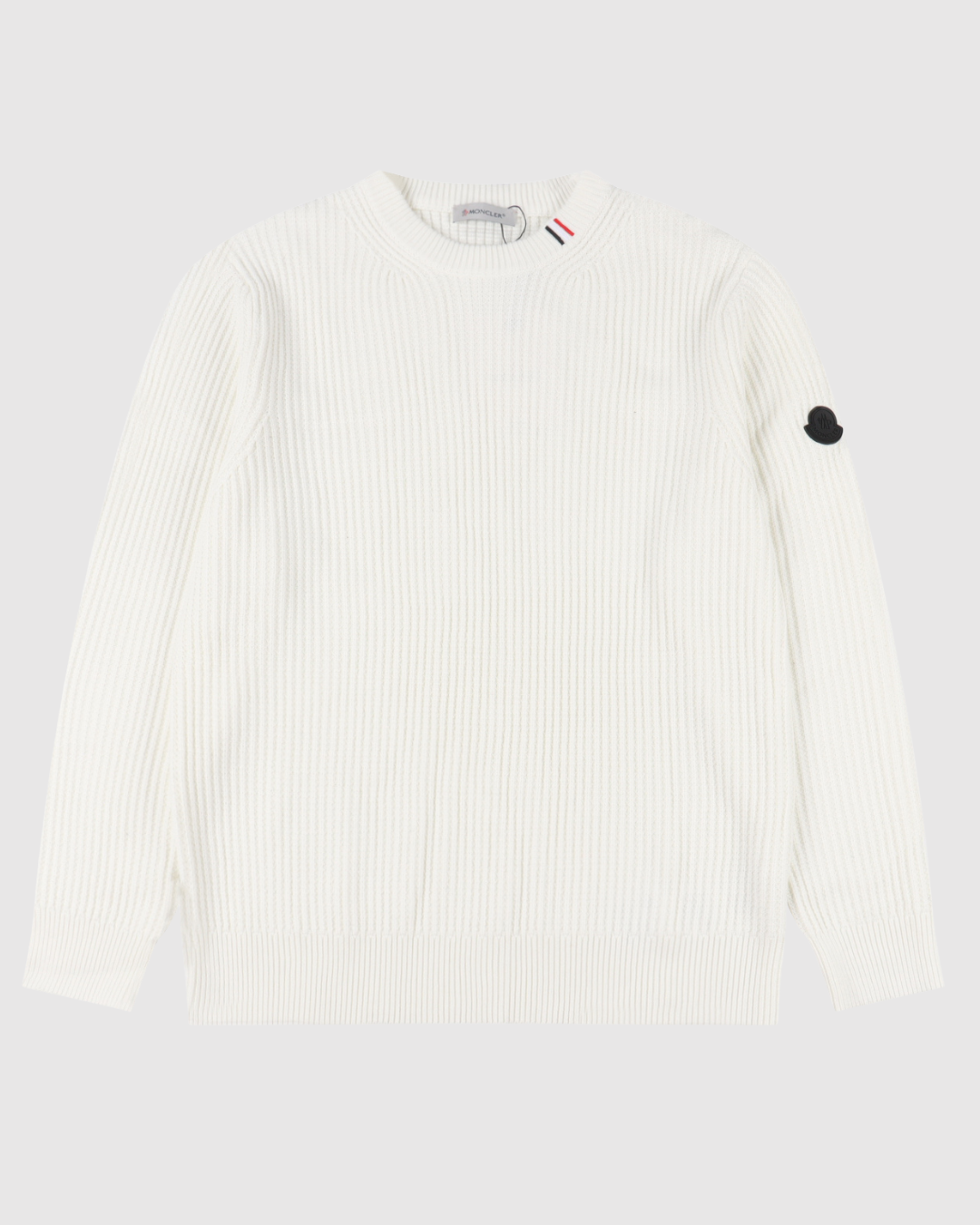 Moncler White Cotton Jumper