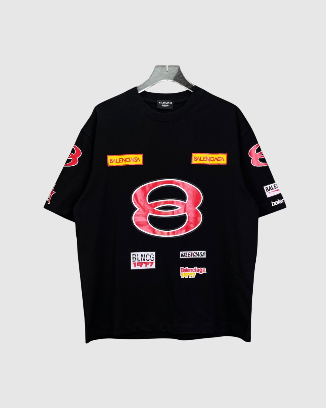 Balenciaga Sponsor Logos Oversized T-shirt