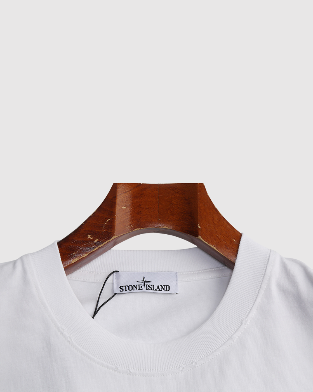 Stone Island Paint Splatter Logo T-Shirt - image 8