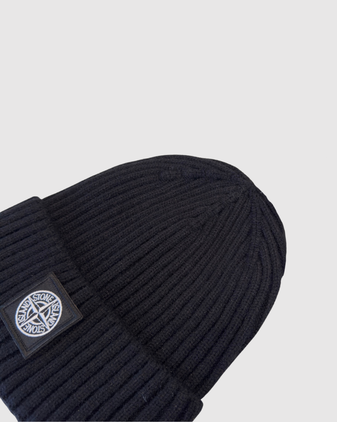 Stone Island Ribbed Wool Beanie Hat - image 5