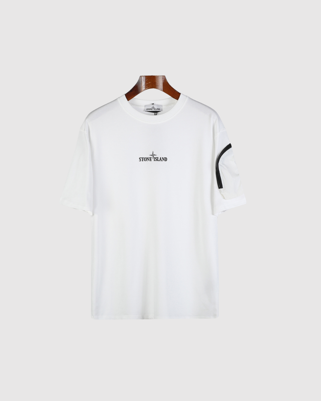 Stone Island Cotton Zipped-Pocket T-Shirt