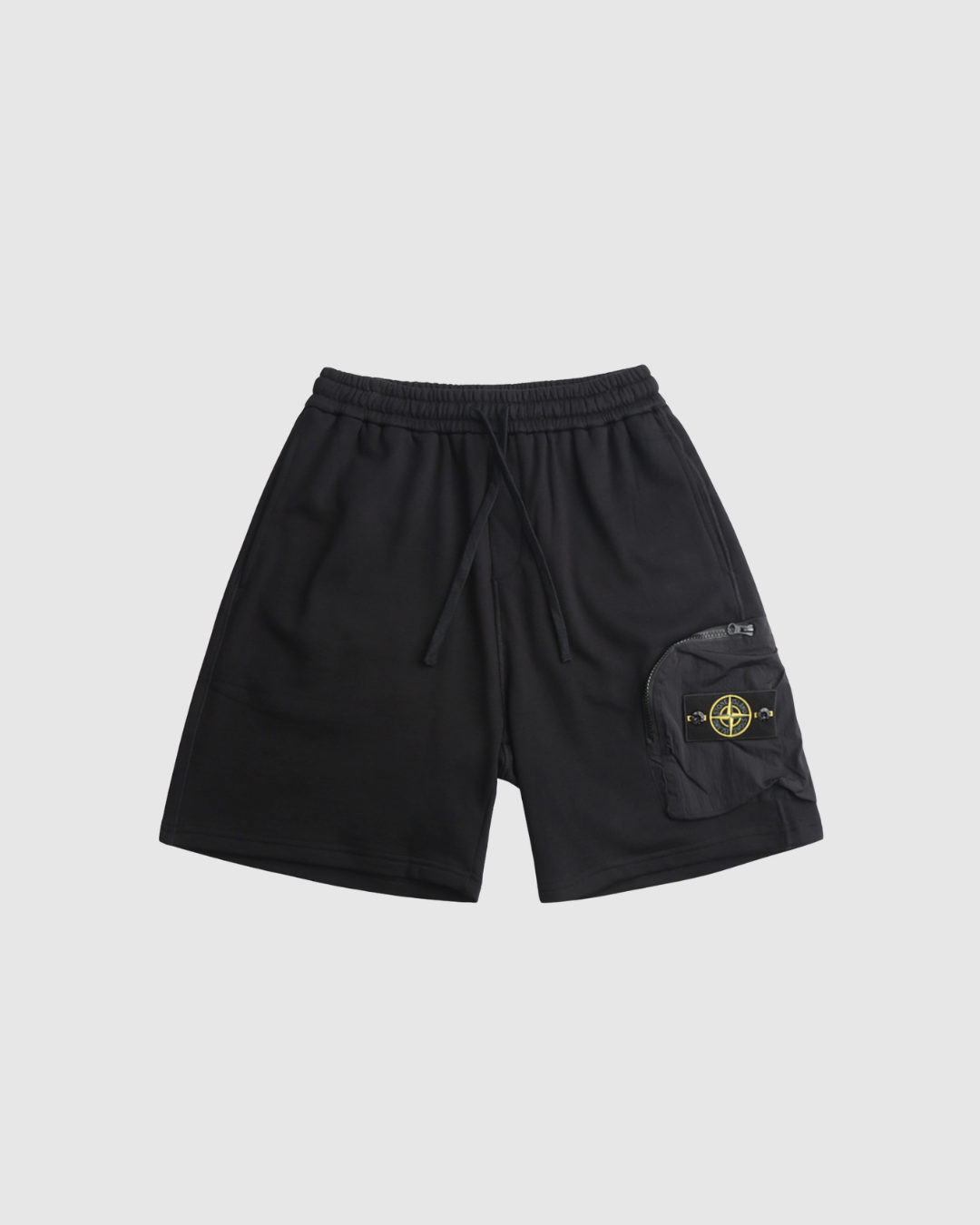 Stone Island Cotton Fleece Cargo Bermuda Shorts