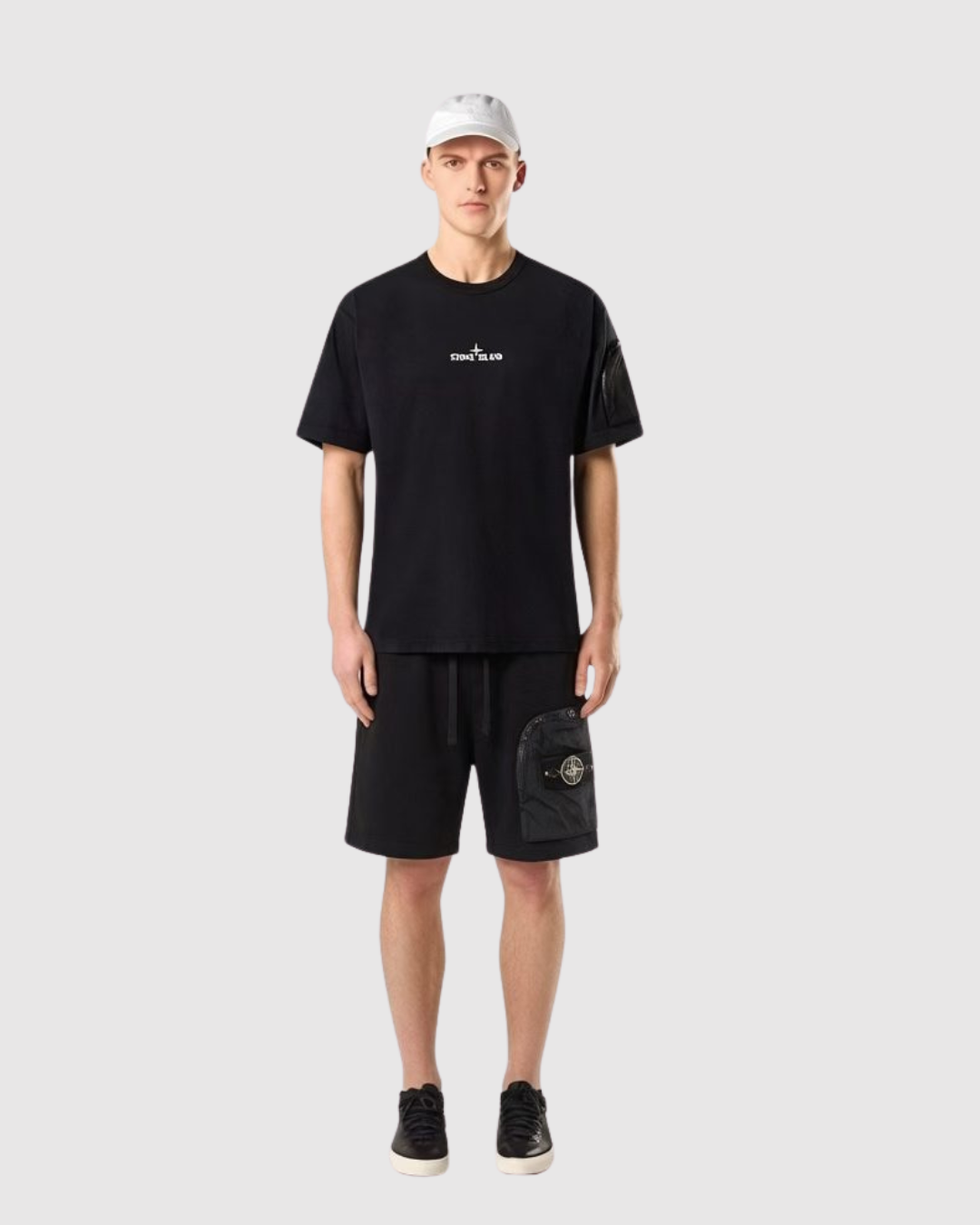 Stone Island Cotton Fleece Cargo Bermuda Shorts - image 4