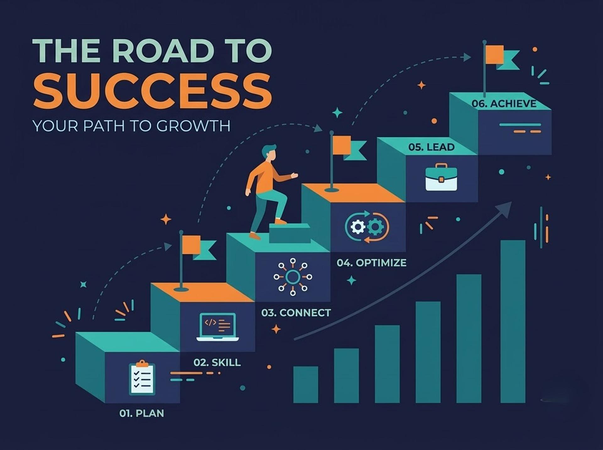 Six-month roadmap from manual QA to SDET with salary growth.