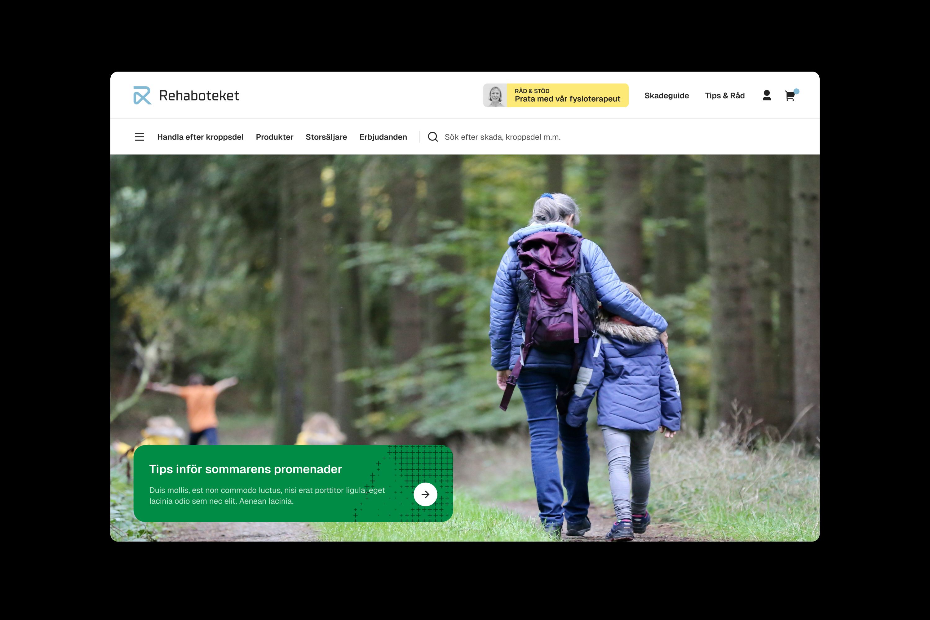 Rehaboteket replatform to Shopify Plus