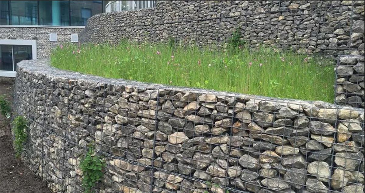 Gabion Perimeter Wall | Wings Contractors