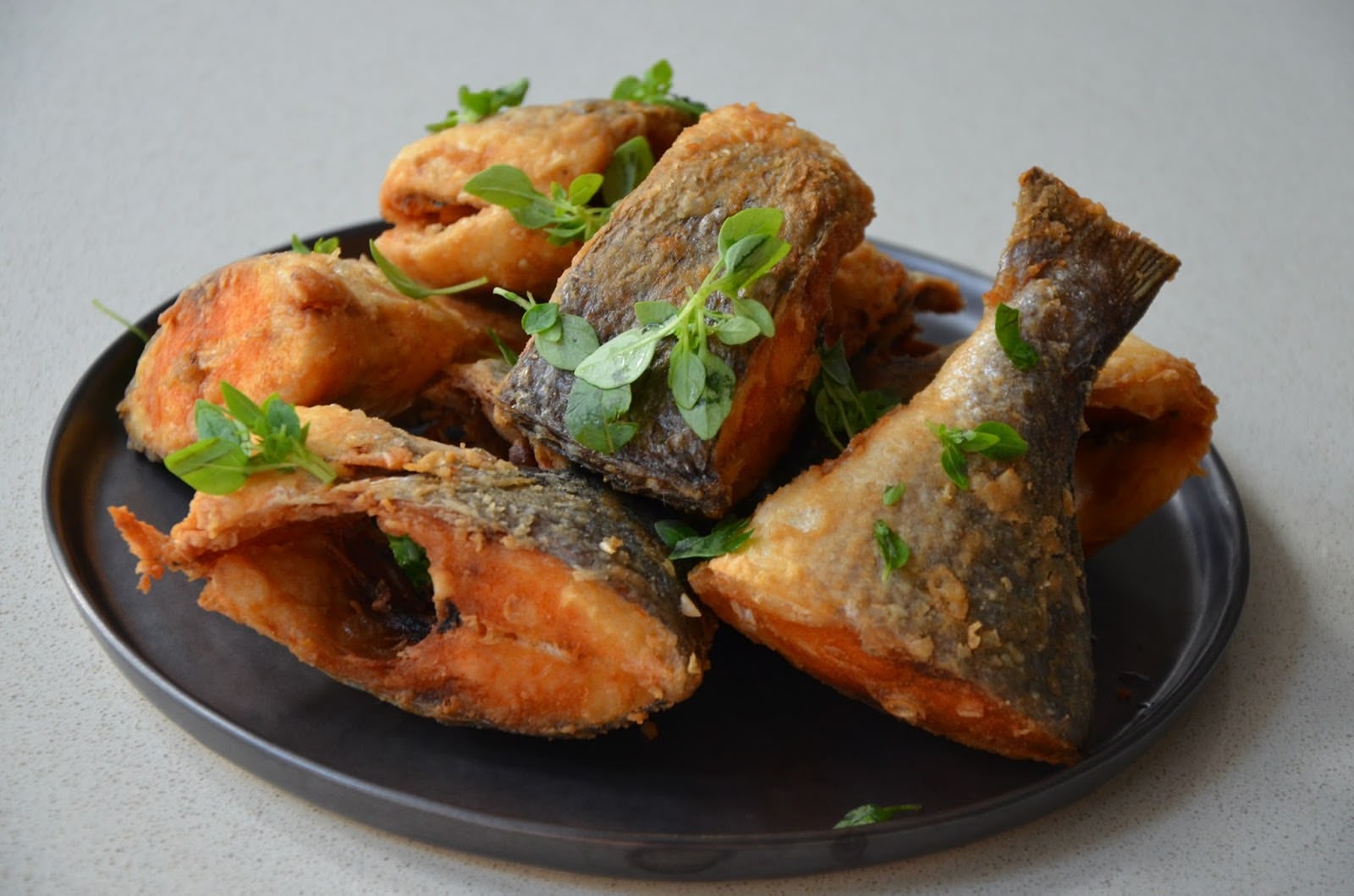 Tasty Fried Fish with Miss Cookie Grill Mix
