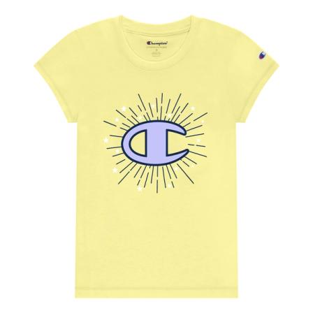 Product Image of Champion - Girls Heritage Short Sleeve Script Logo Tee Shirt