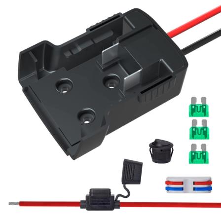 Product Image of Kzreect Power Wheels Adapter for Milwaukee M18, 18V Battery Conversion Kit