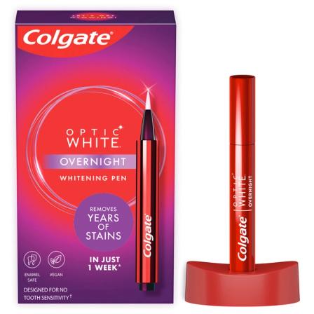 Product Image of Colgate Optic White Overnight Teeth Whitening Pen, 35 Mint Treatments