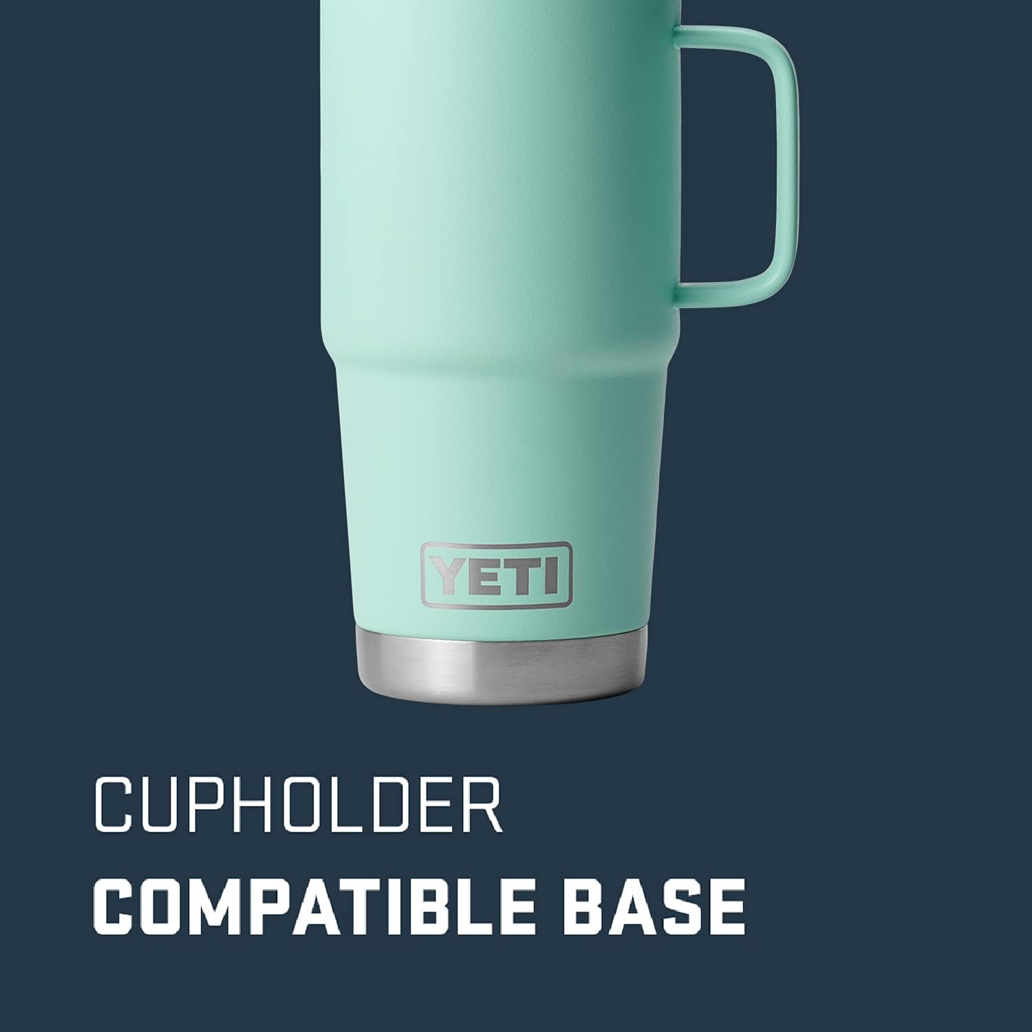 YETI Rambler 20 oz Travel Mug, Vacuum Insulated wi