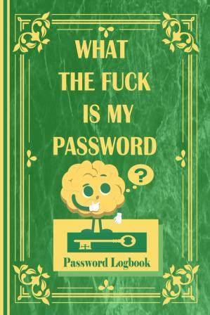 Product Image of What the fuck is my password: Password logbook