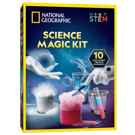 Product Image of NATIONAL GEOGRAPHIC Magic Chemistry Set – 10 Magic Tricks