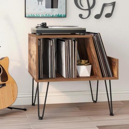 Product Image of Tohomeor Vinyl Record Player Stand, LPs Album Storage, Media Stand