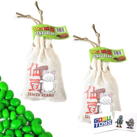 Product Image of 2 Pack Dragon Ball Z Senzu Beans Candy Sours with Gosutoys Stickers
