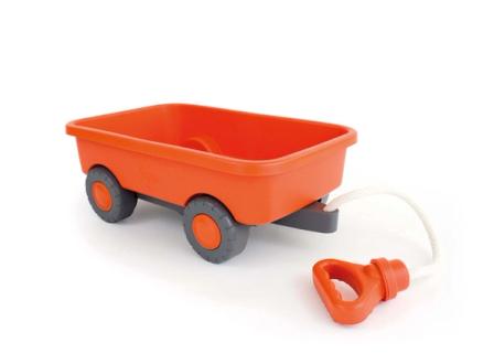 Product Image of Green Toys - Wagon - Orange - Pretend Play - Recycled - USA