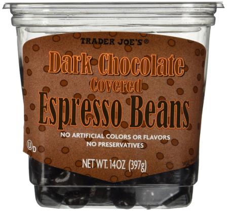 Product Image of Trader Joe's - Dark Chocolate Covered Espresso Beans - 14 oz