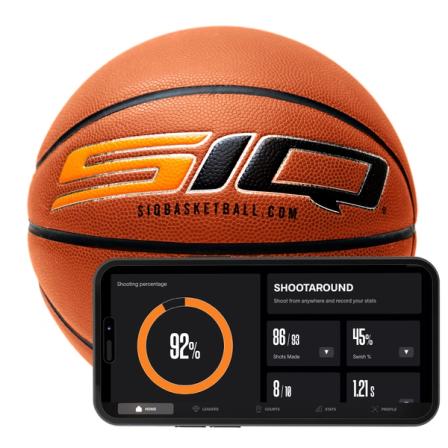 Product Image of SiQ Smart Basketball & App, AI Shot Training Equipment