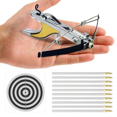 Product Image of Mini Crossbow Art Craft Collectible, Pocket Model for Outdoor Hunting