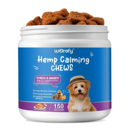 Product Image of Hemp Calming Chews for Dogs - 150 Soft Dog Calming Treats