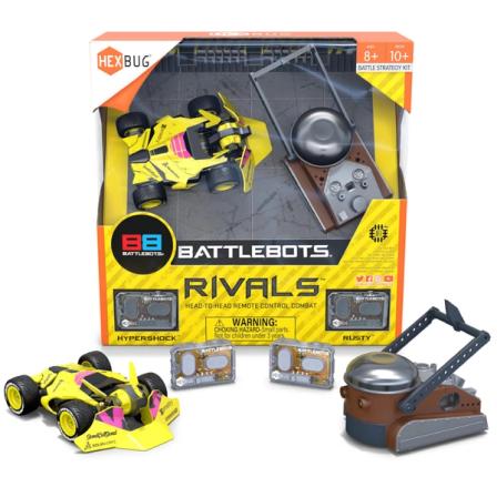 Product Image of HEXBUG BattleBots Rivals 6.0 Rusty vs Hypershock, STEM RC Robot Toys