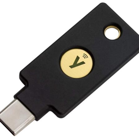 Product Image of Yubico YubiKey 5C NFC, USB-C/NFC 2FA Security Key, FIDO Certified