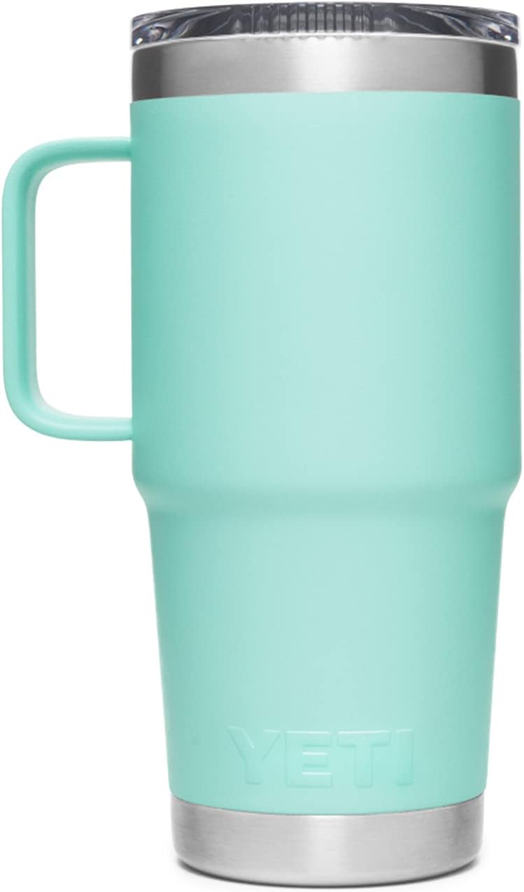 YETI Rambler 20 oz Travel Mug, Vacuum Insulated wi