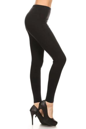 Product Image of Cotton Women's Premium Quality Ultra Soft Solid Leggings