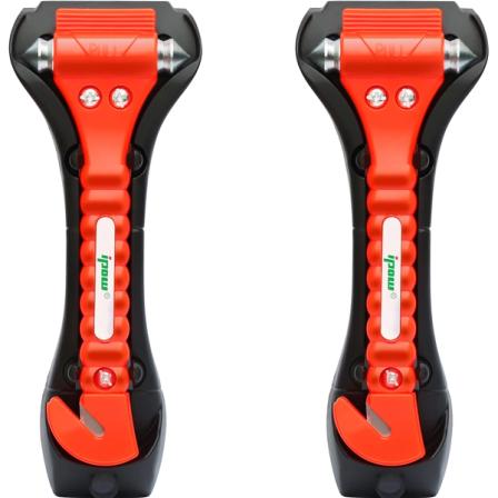 Product Image of IPOW - 2 Pack - Car Window Breaker - Seatbelt Cutter