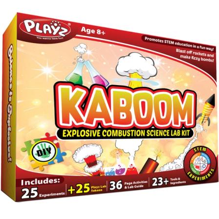 Product Image of Playz Kaboom! 50+ Explosive Science Experiments Kit for Kids