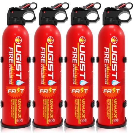 Product Image of Fire Extinguisher Portable 620ml 4 Count, Water-Based, 7.5 Pounds