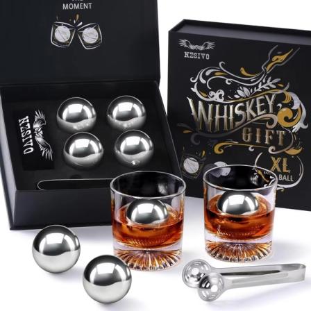 Product Image of Whiskey Balls Reusable 55mm - Whiskey Ice Stones