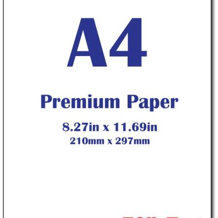 Product Image of Premium A4 (8.3"x 11.7") Printer Paper - 28lb Bond / 70lb Text