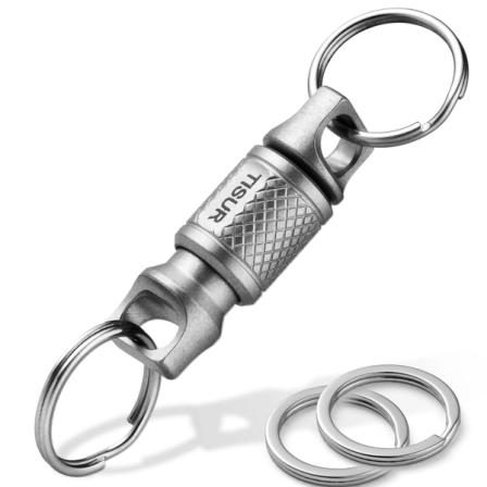 Product Image of TISUR Titanium Quick Release Keychain