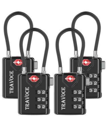 Product Image of TSA Approved Travel Combination Luggage Cable Locks