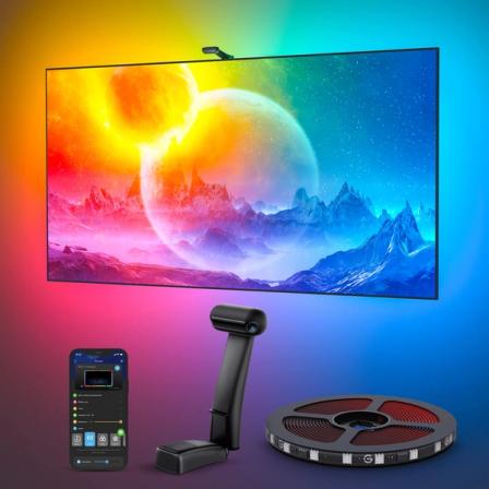 Product Image of Govee Envisual TV Backlight T2, 16.4ft Wi-Fi LED for 75-85 inch TVs, H605C