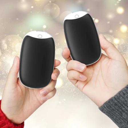 Product Image of 2 Pack Rechargeable Hand Warmers, 8000mAh Power Bank for Outdoor Sports