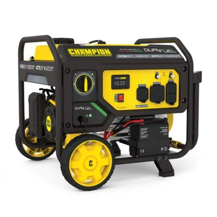 Product Image of Champion 4750/3800W Dual Fuel Generator, Electric Start, 201052